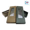 Entwurfs-Krawattengeschenkpapierverpackungskasten des Großhandels neuen mit PVC-Fenster